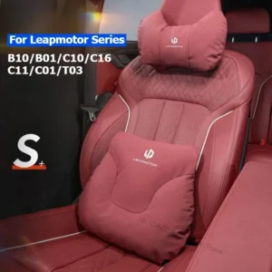 Cuscino Poggiatesta Auto Supporto Lombare Scamosciato per Leapmotor