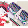 S45cbf8c26d8f40fca00c7be417eb44b4m Astuccio rotolo colorato porta matite penne cosmetici 12/24/36/48/72 posti