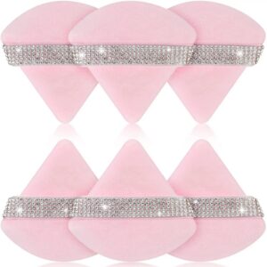 Set 3pz Spugne Trucco Triangolari Rosa - Puff Fondotinta Cipria Blender Set 3pz Spugne Trucco Triangolari Rosa - Puff Fondotinta Cipria Blender