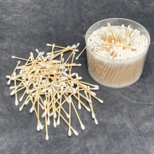 100/500/1000 pz Cotton Fioc Doppia Testa in Legno - Bastoncini Cotone per Trucco Naso Orecchie 100/500/1000 pz Cotton Fioc Doppia Testa in Legno - Bastoncini Cotone per Trucco Naso Orecchie