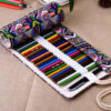S771585fb744344e489d1981845b55189y Astuccio rotolo colorato porta matite penne cosmetici 12/24/36/48/72 posti